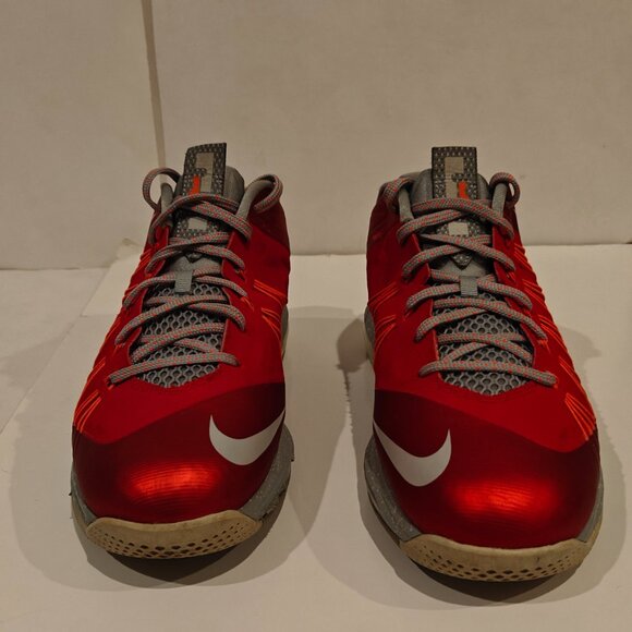 Nike Air Max LeBron 10 Low University Red 579765-600 Men's Size 11 Sneakers - Picture 5 of 16